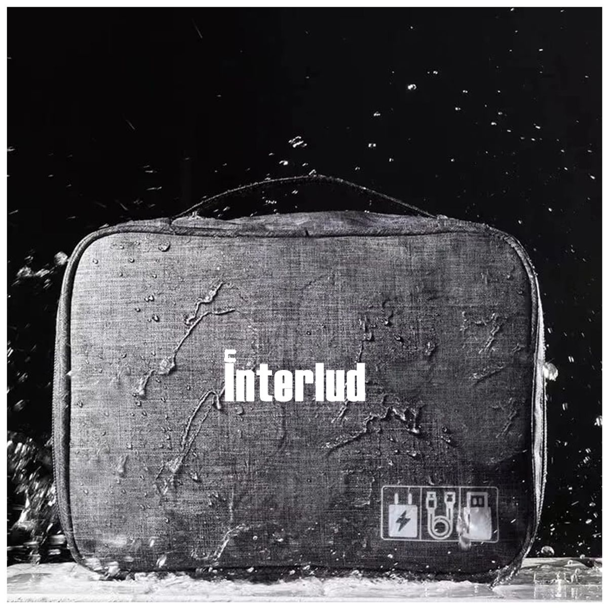 INTERLUD - Maletín Portátil Organizador de Cables Interlud Negro FYI260015