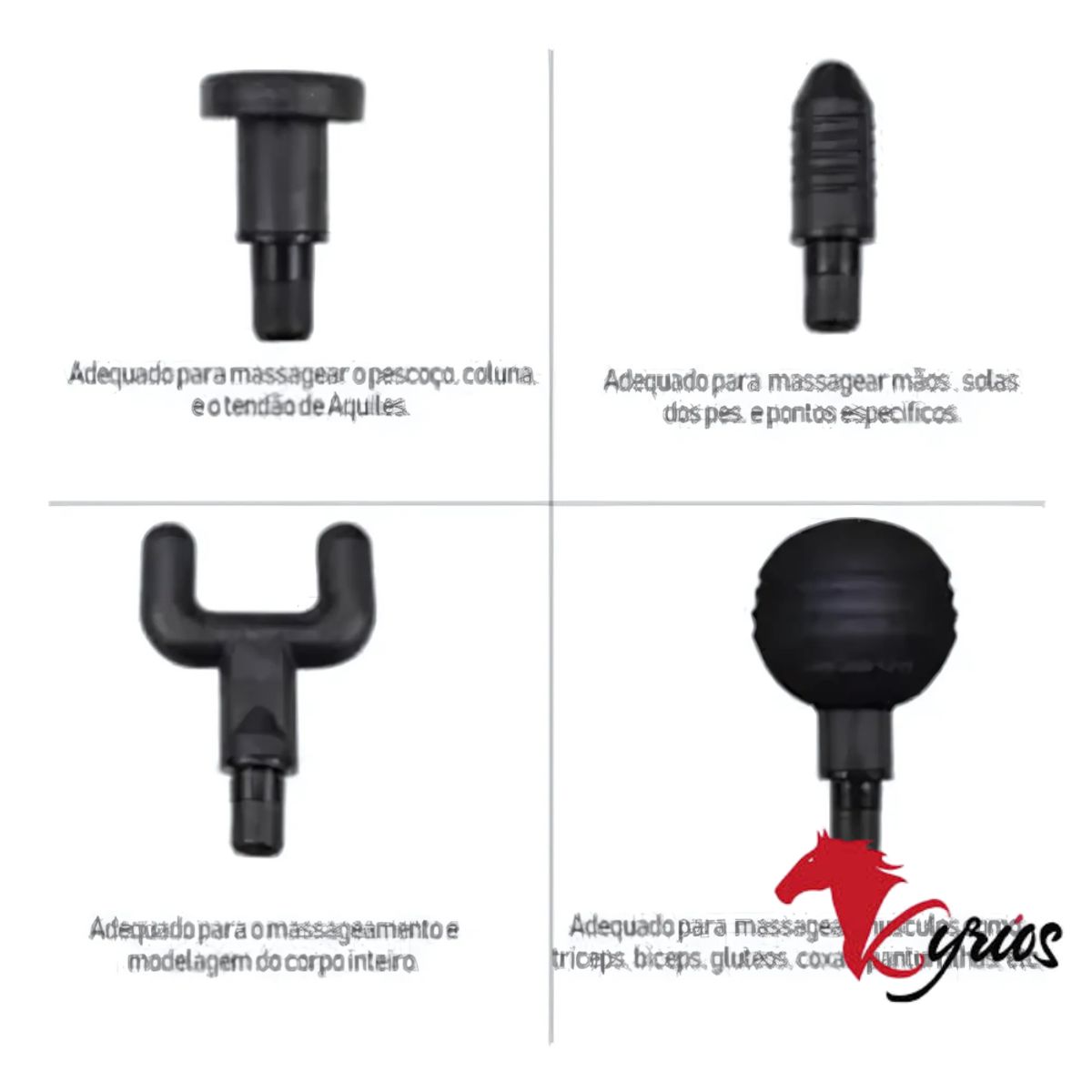 NO LOGO - Pistola De Masaje Miofascial Physio Athlete Gun Relax