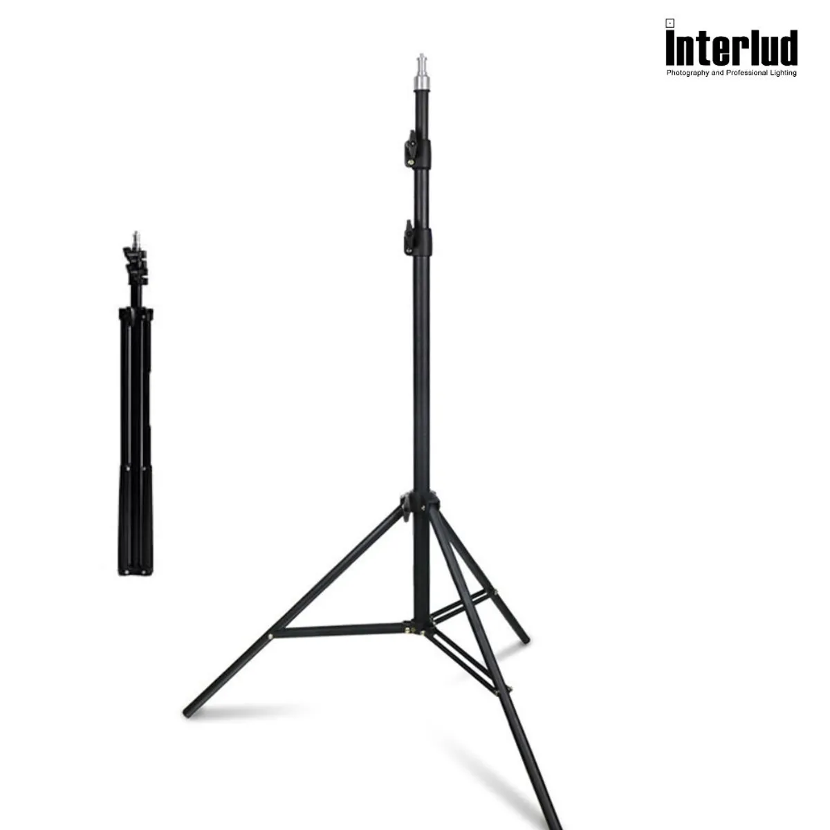 INTERLUD - Trípode Parante 2.10 Metros Regulable Para Cámaras Foto Video Tiktok