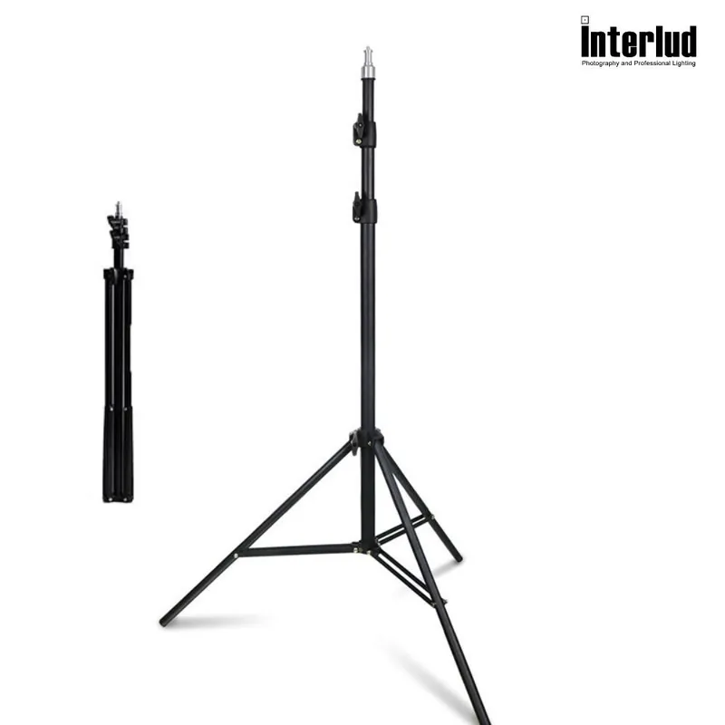 INTERLUD - Trípode Parante 2.10 Metros Regulable Para Cámaras Foto Video Tiktok