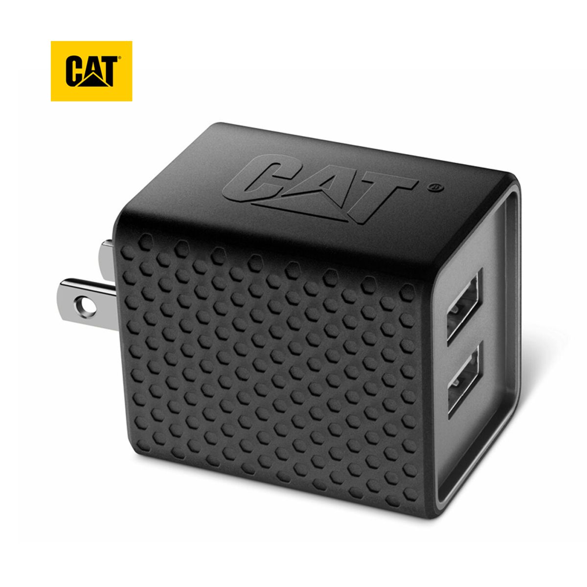 CAT - Cargador De Pared Resistente Carga Rápida USB 3.4 A 2 Puertos