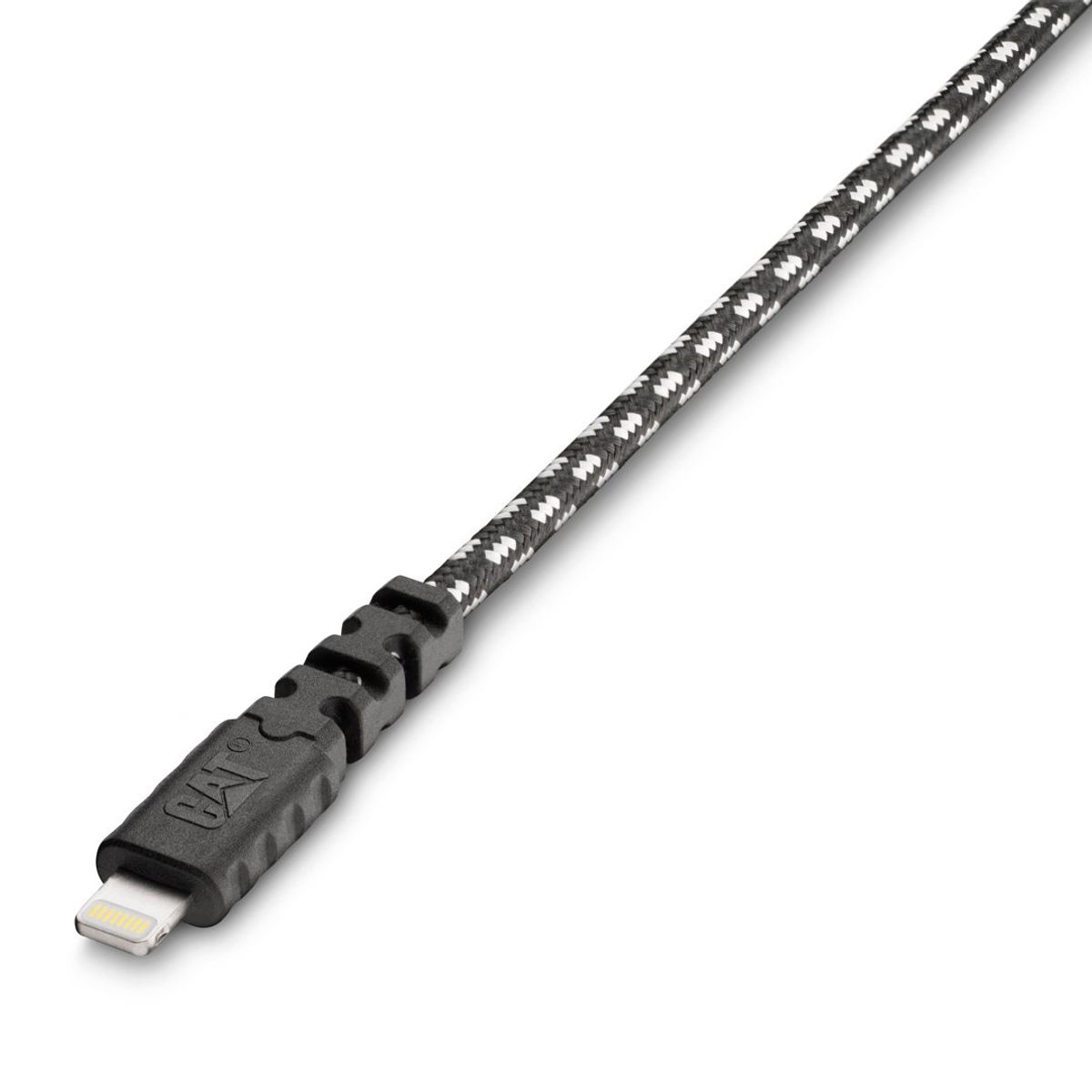 CAT - Cargador De Auto Resistente Con Cable USB-Lightning 4.8 A 1.8 Mtros