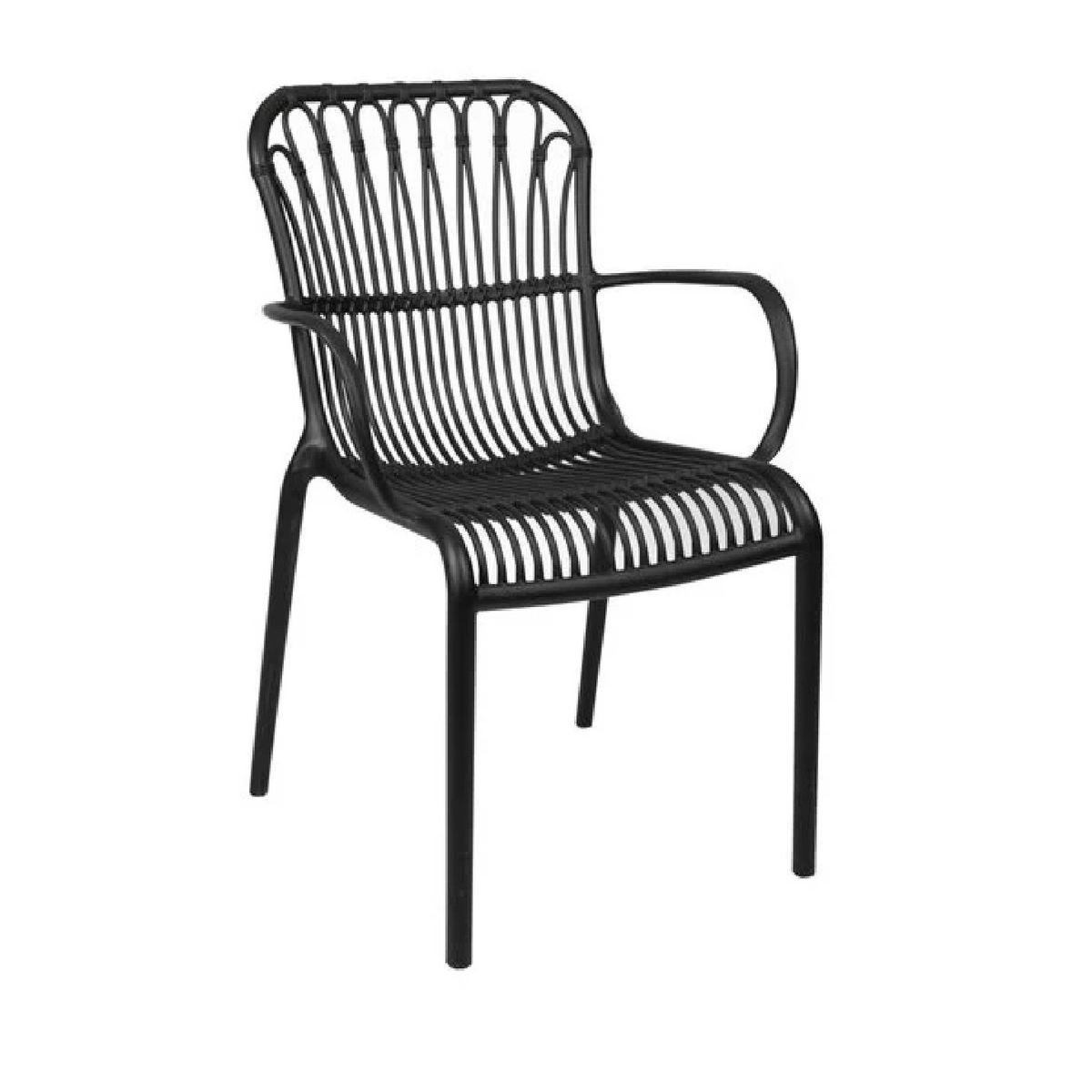 TU MESITA - Butaca para Exteriores Molly color Negro TU MESITA