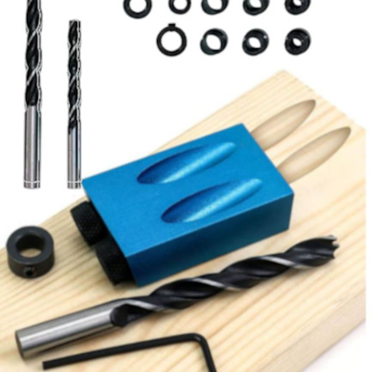 GENERICO - Agujeros inclinados 15º Tornillos Ocultos 14 Piezas