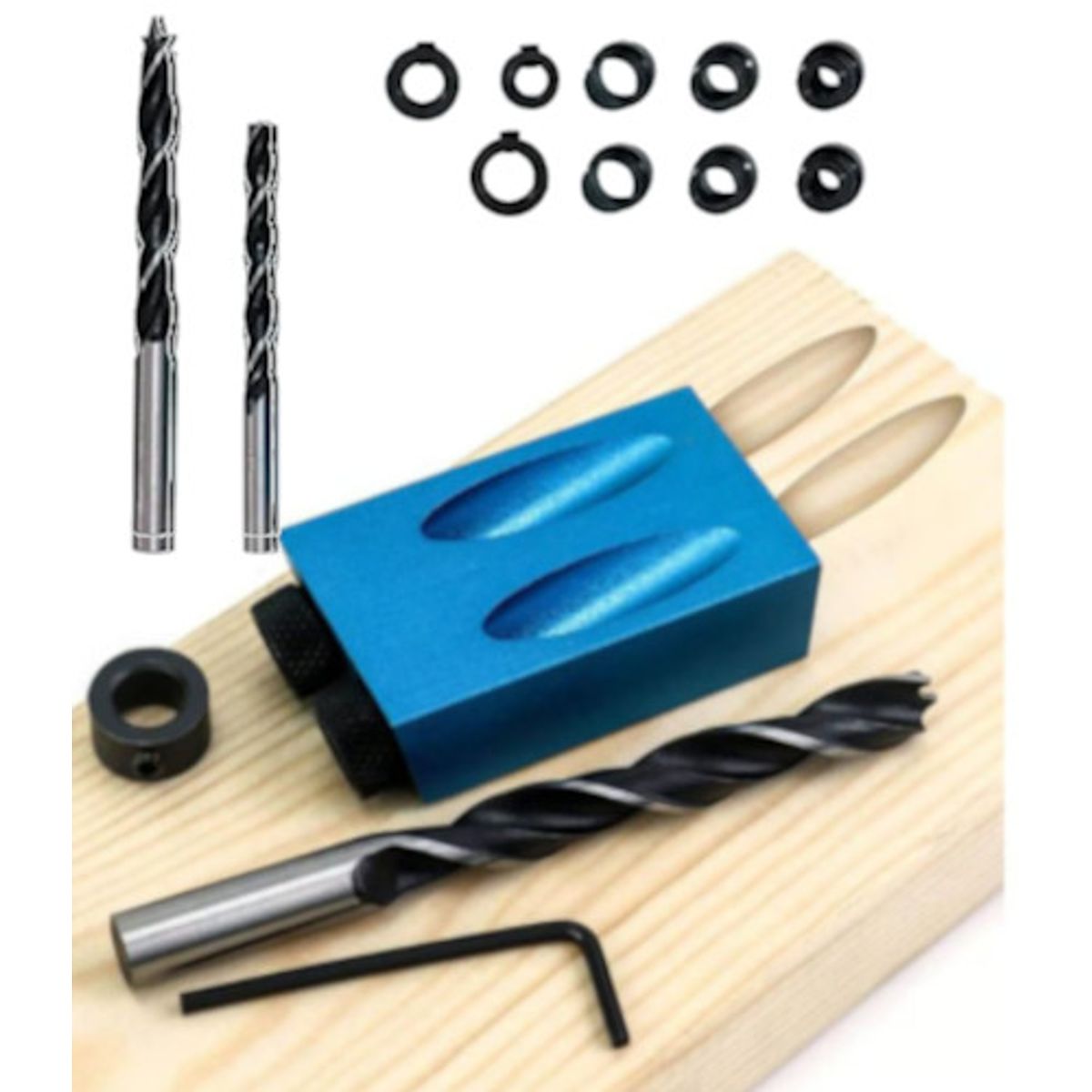 GENERICO - Agujeros inclinados 15º Tornillos Ocultos 14 Piezas