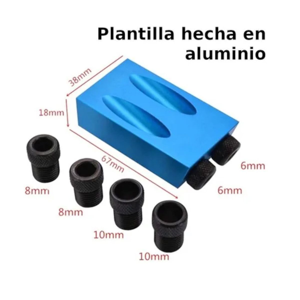 GENERICO - Agujeros inclinados 15º Tornillos Ocultos 14 Piezas
