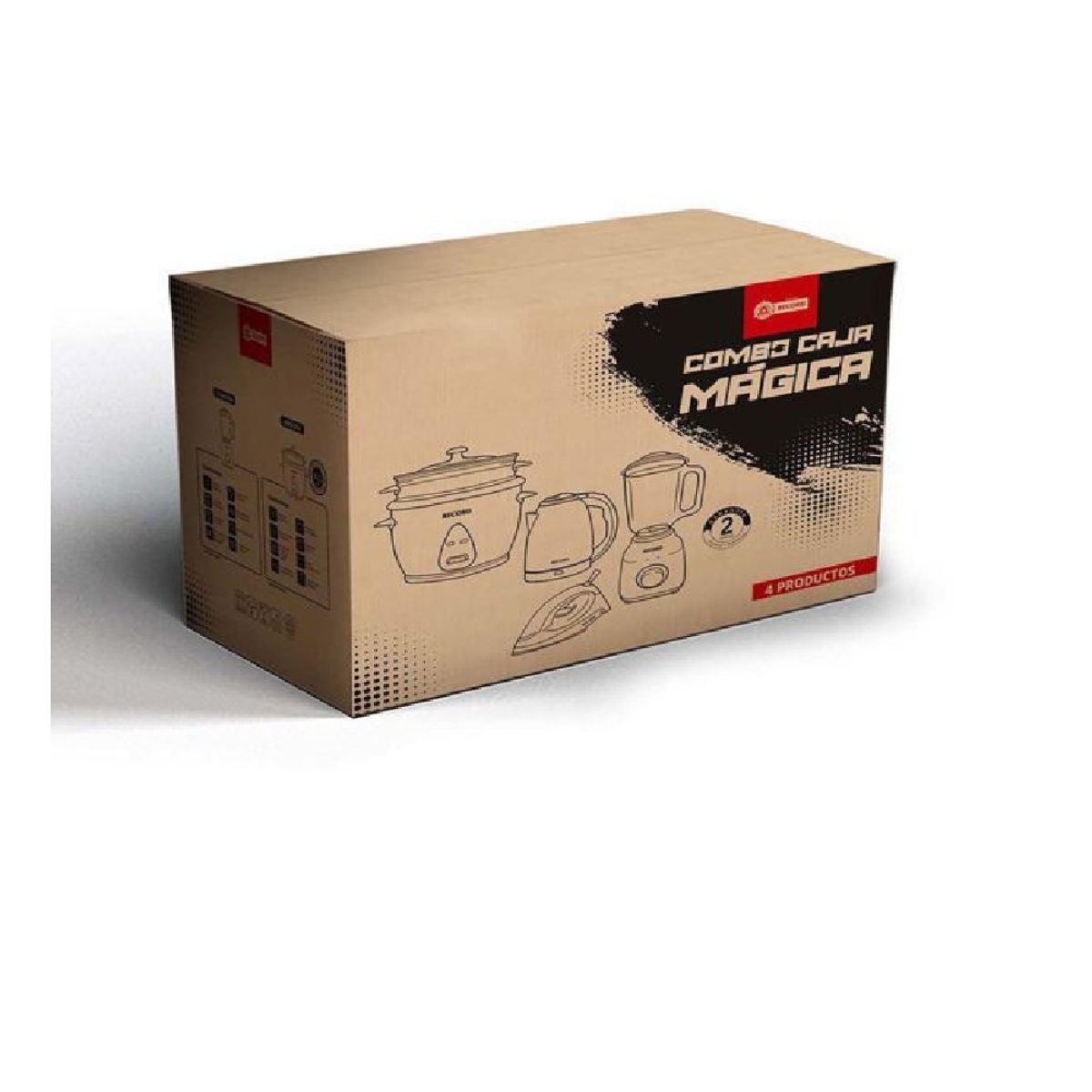 RECORD - Caja Mágica Licuadora Arrocera Plancha y Hervidor