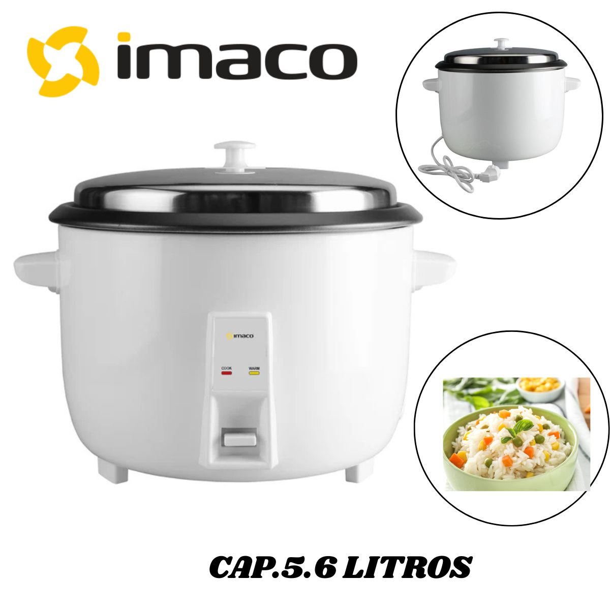 IMACO - Olla Arrocera Imaco 5.6 Litros RC56