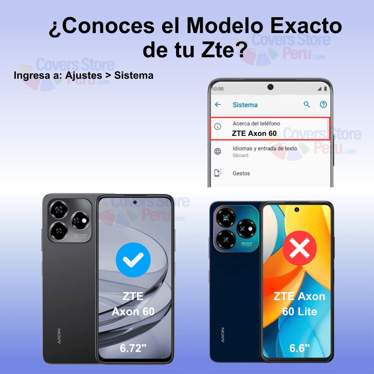GENERICO - Mica para Zte Axon 60 Film Hydrogel Antishock Transparente