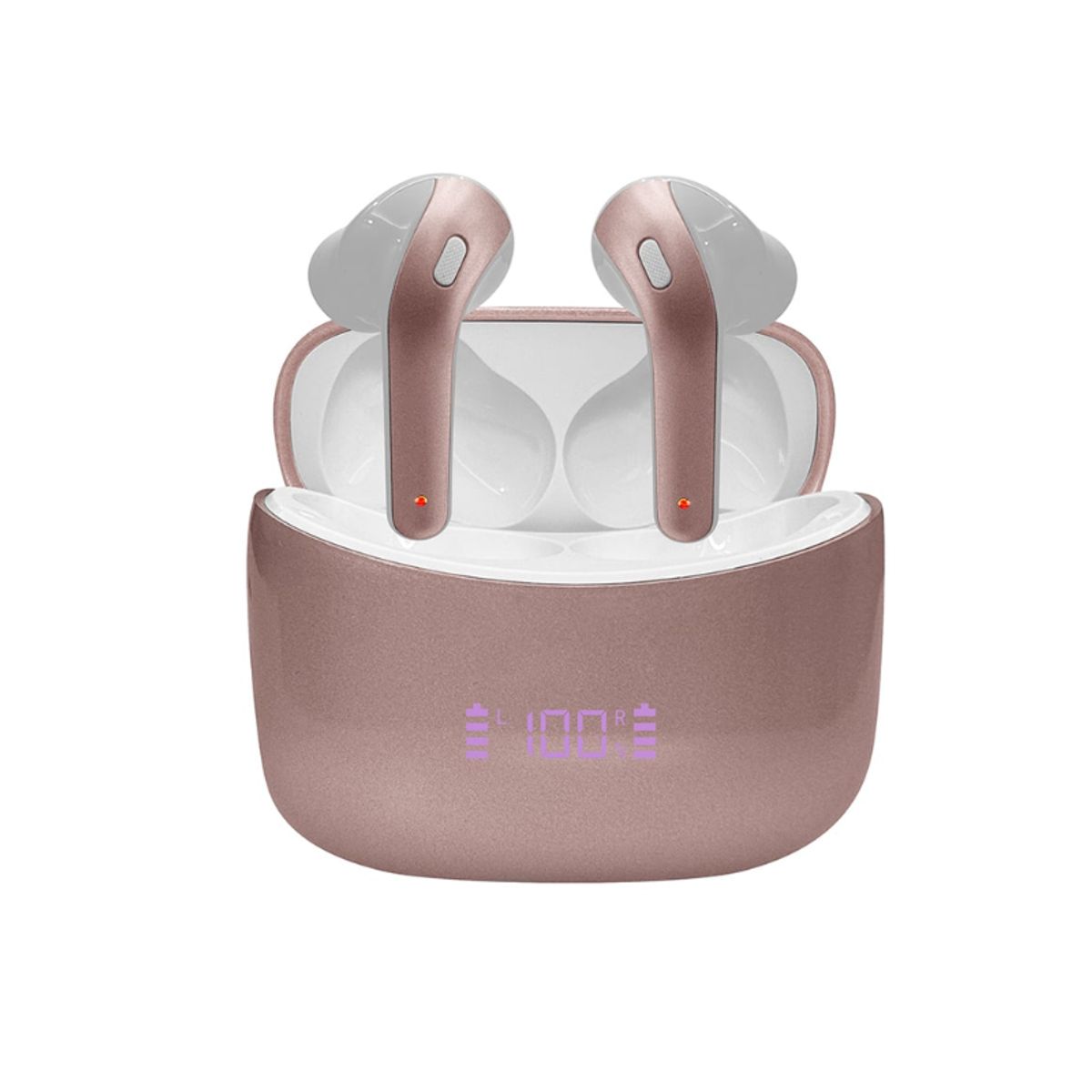 TEROS - Audífonos Teros te-8074gr bluetooth tws Rosa Dorado