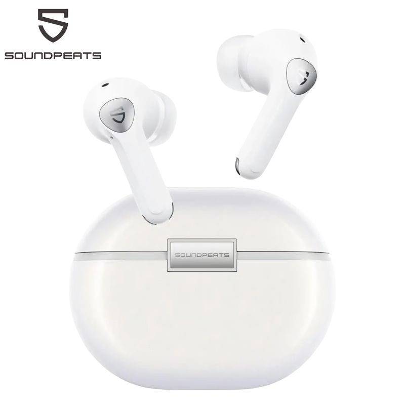 SOUNDPEATS - Adifonos Soundpeats Air4 Pro ANC 26h Blanco