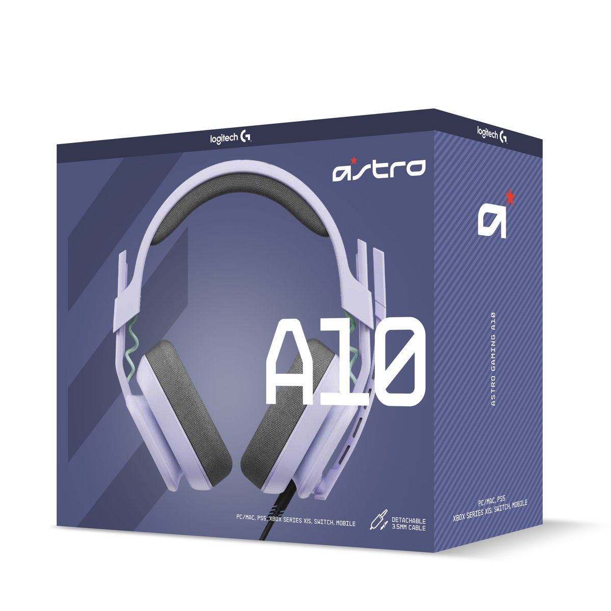 LOGITECH - Audifono con Microfono Astro A10 G2 LILA