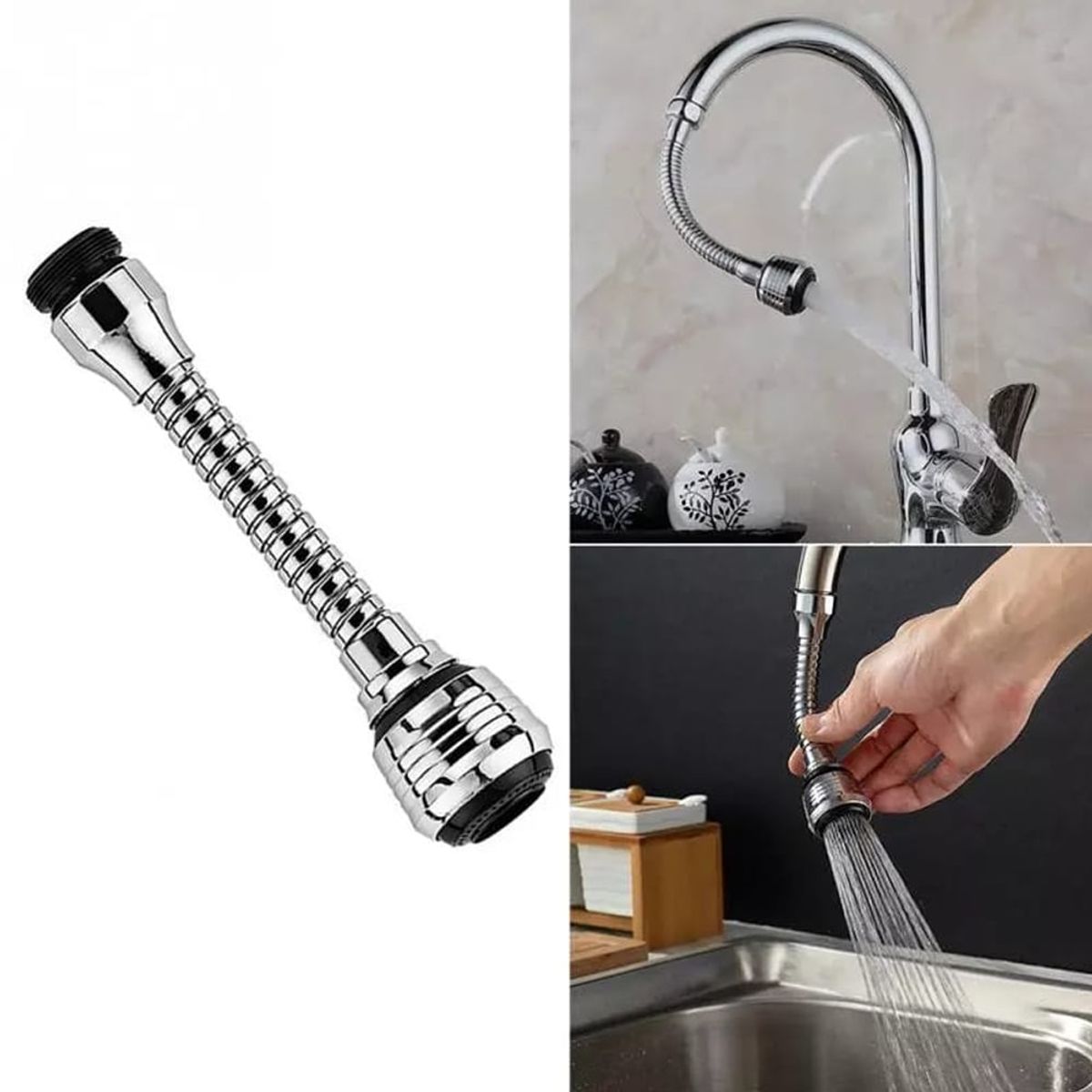 EASY&HOME - Rompe Chorro De Agua Caño Ahorrador De Agua Con Tubo Premium Easy&Home