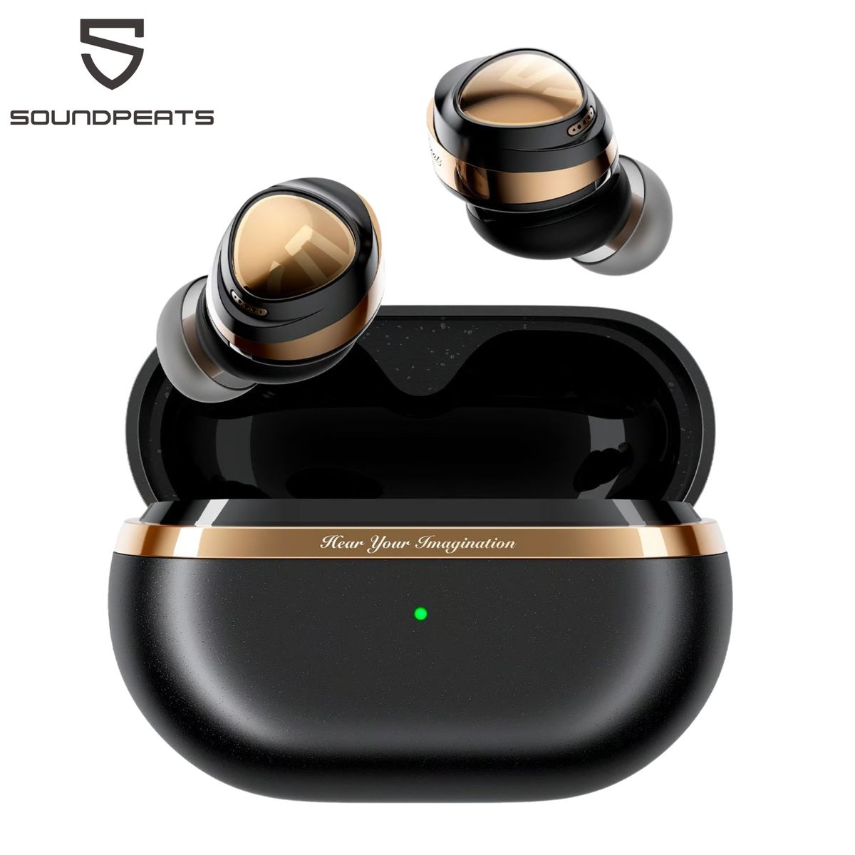 SOUNDPEATS - Adifonos Soundpeats Opera05 - Edición gamer 33h Negro