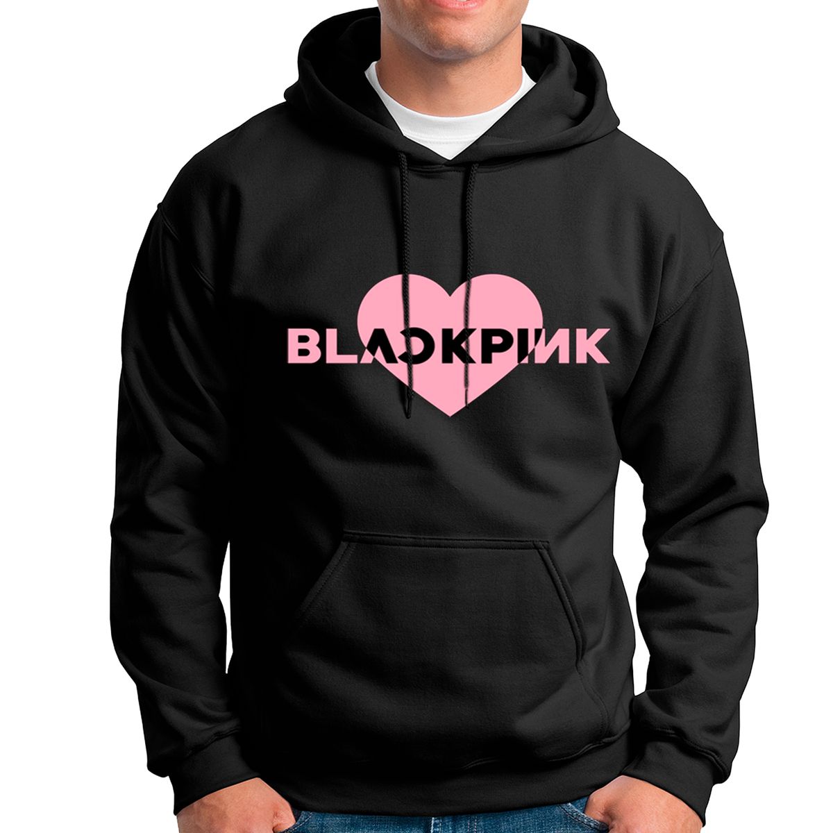 GENERICO - POLERA CON CAPUCHA HOODIE GRUPO MUSICAL BLACKPINK 001