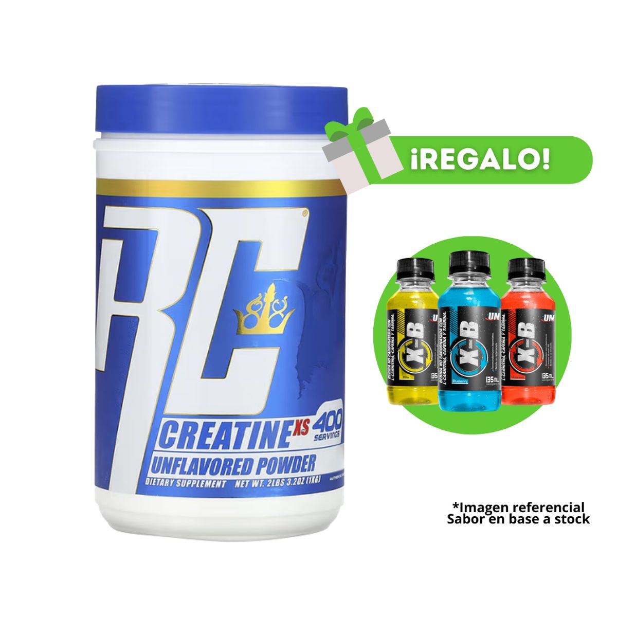 RONNIE COLEMAN - CREATINA MONOHIDRATADA RONNIE COLEMAN 1KG + X-B