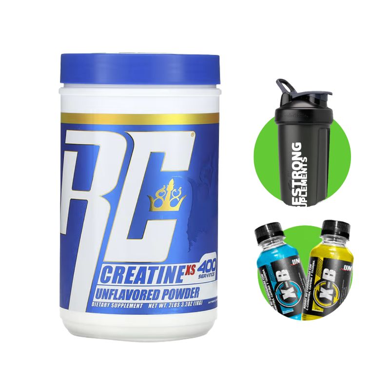 RONNIE COLEMAN - CREATINA MONOHIDRATADA RONNIE COLEMAN 1KG + SHAKER + X-B