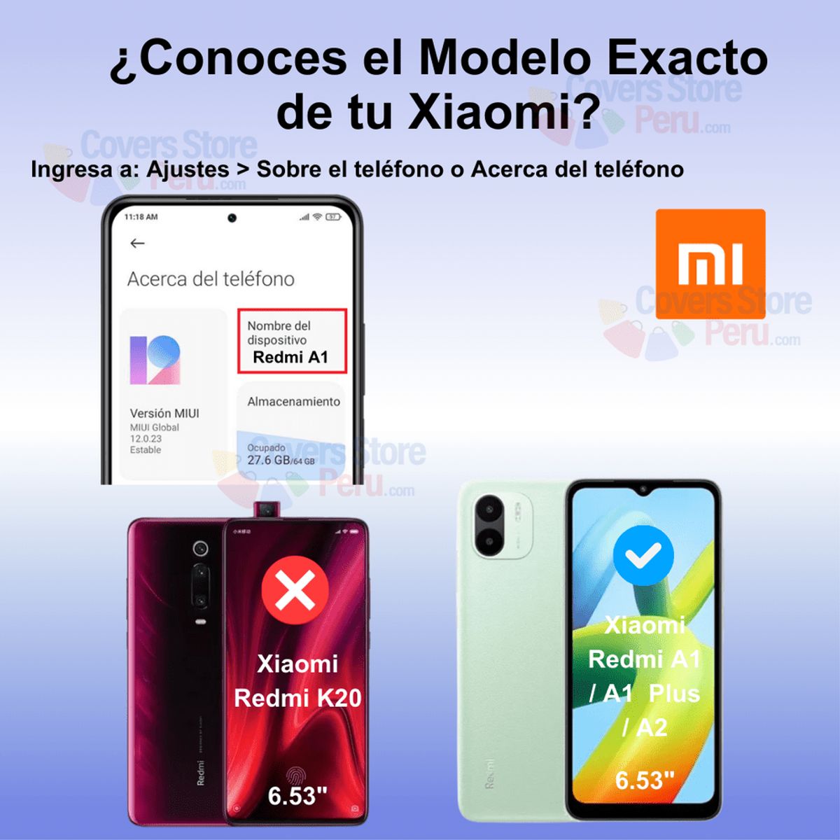 GENERICO - Mica para Xiaomi Redmi A1 Film Hydrogel Antishock Transparente