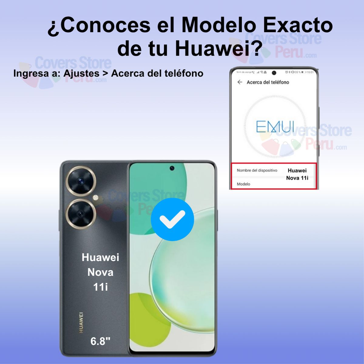 GENERICO - Mica para Huawei Nova 11i Film Hydrogel Antishock Transparente