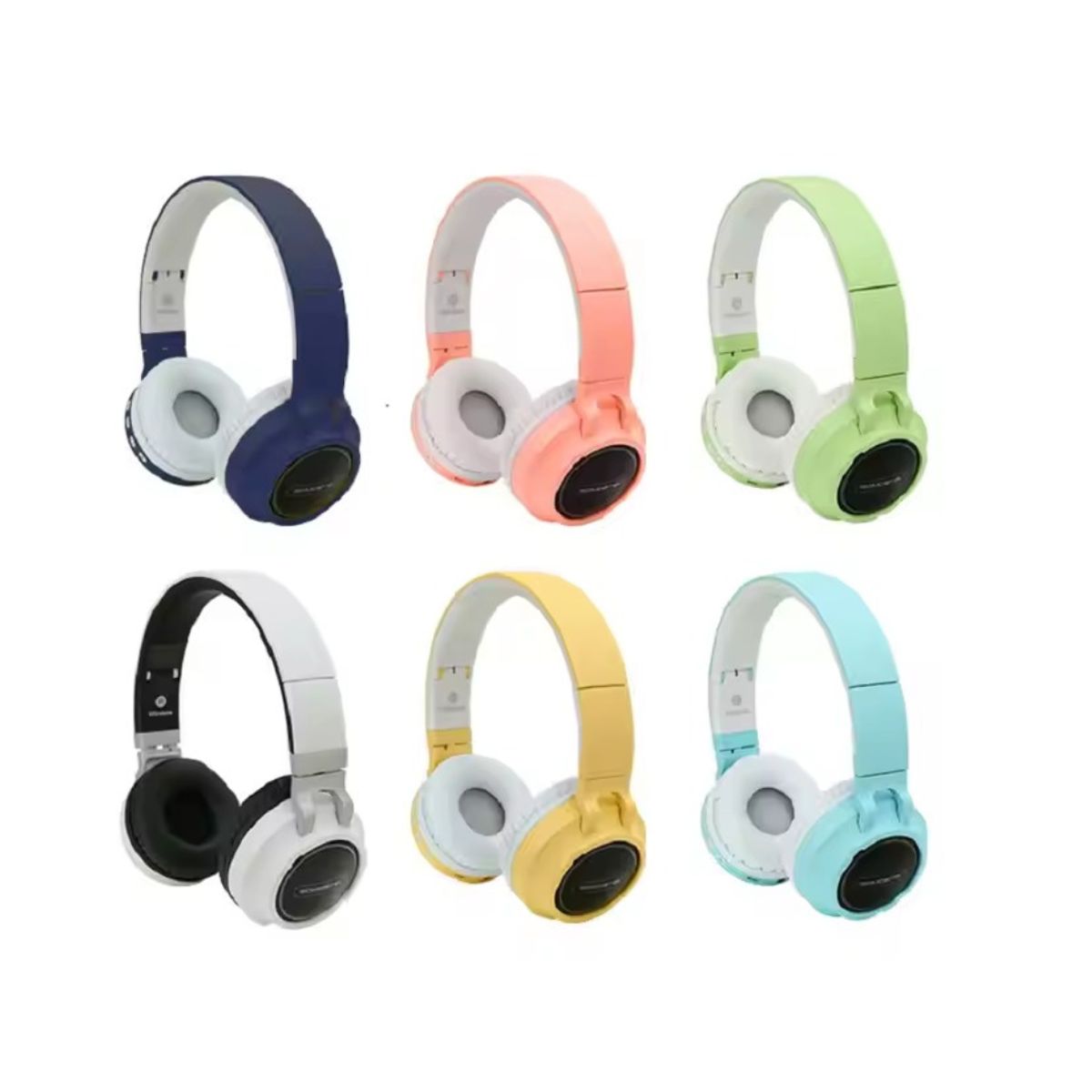 GENERICO - AUDIFONOS BLUETOOTH INALAMBRICO 20 HORAS DE DURACIÓN ,  B20  COLOR AZUL.