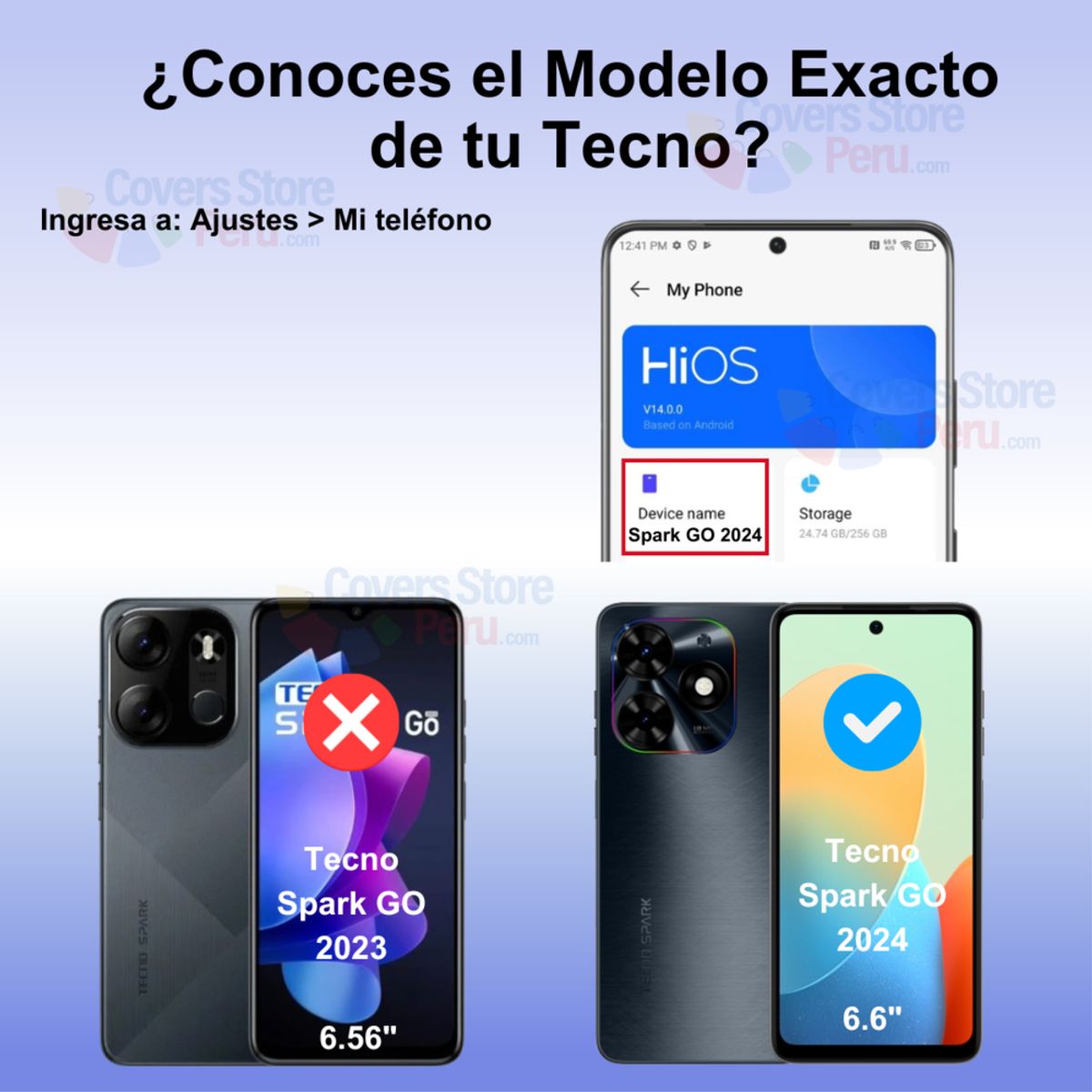 GENERICO - Mica para Tecno Spark Go 2024 Film Hydrogel Antishock Transparente