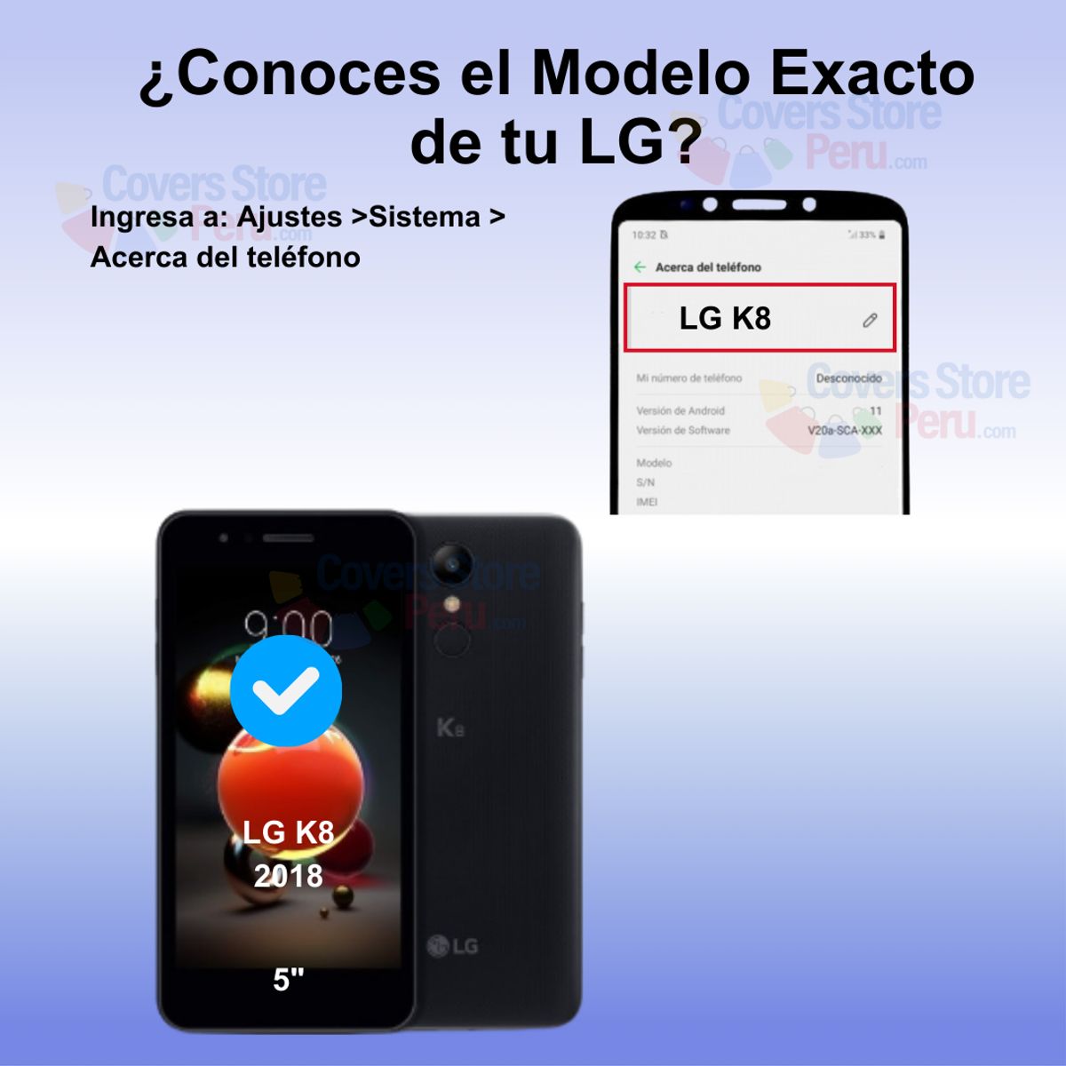 GENERICO - Mica para Lg K8 2018 Film Hydrogel Antishock Transparente