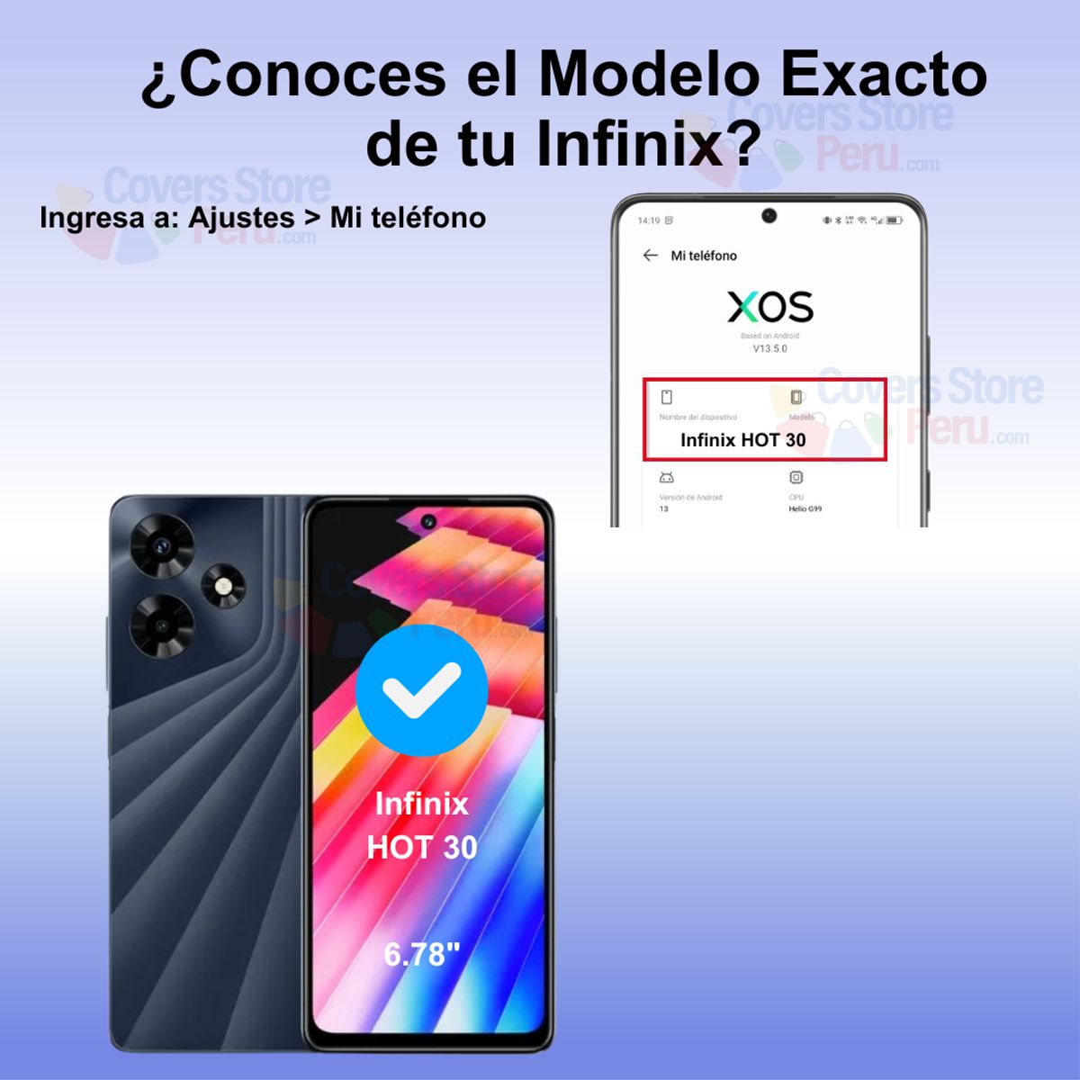 GENERICO - Mica para Infinix Hot 30 Film Hydrogel Antishock Transparente