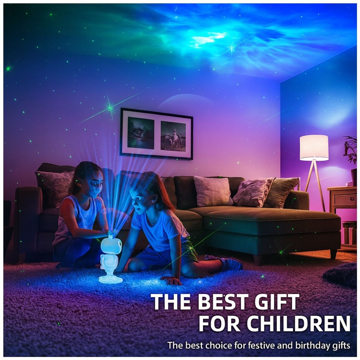 GENERICO - Proyector Astronauta de Galaxias con Efecto Nebulosa  Luz Decorativa Moderna LED