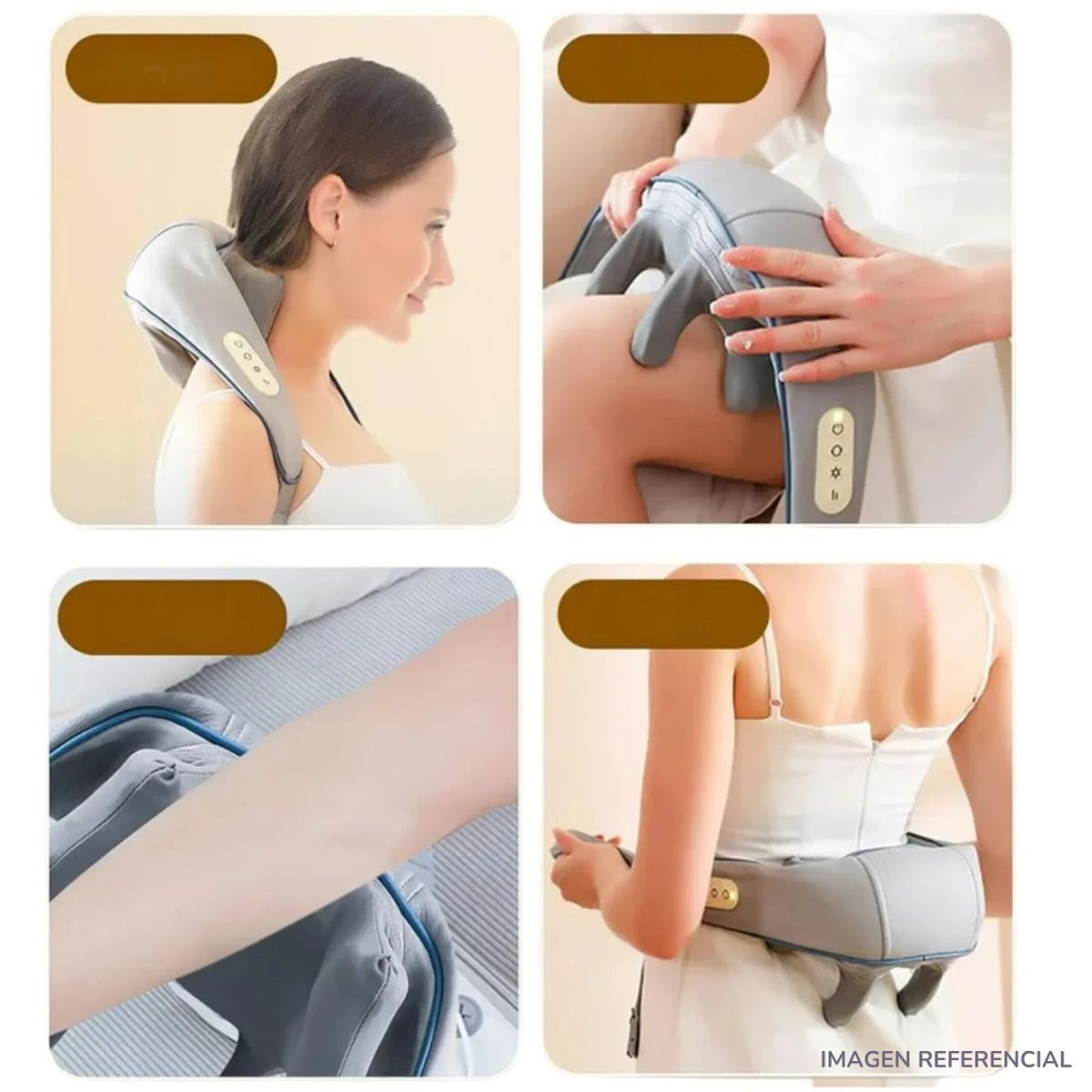 INSPIRA MARKET - Masajeador Portátil de Cuello Espalda y Piernas