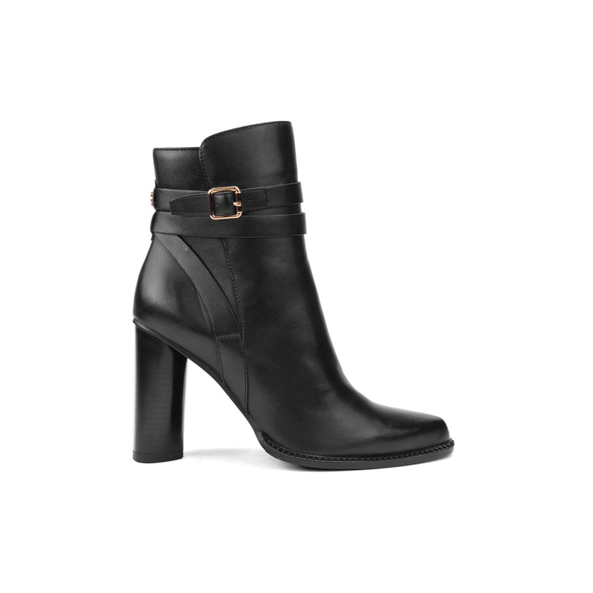 VIA UNO - Botin Via Uno A131-H336-1 Black - Mujer