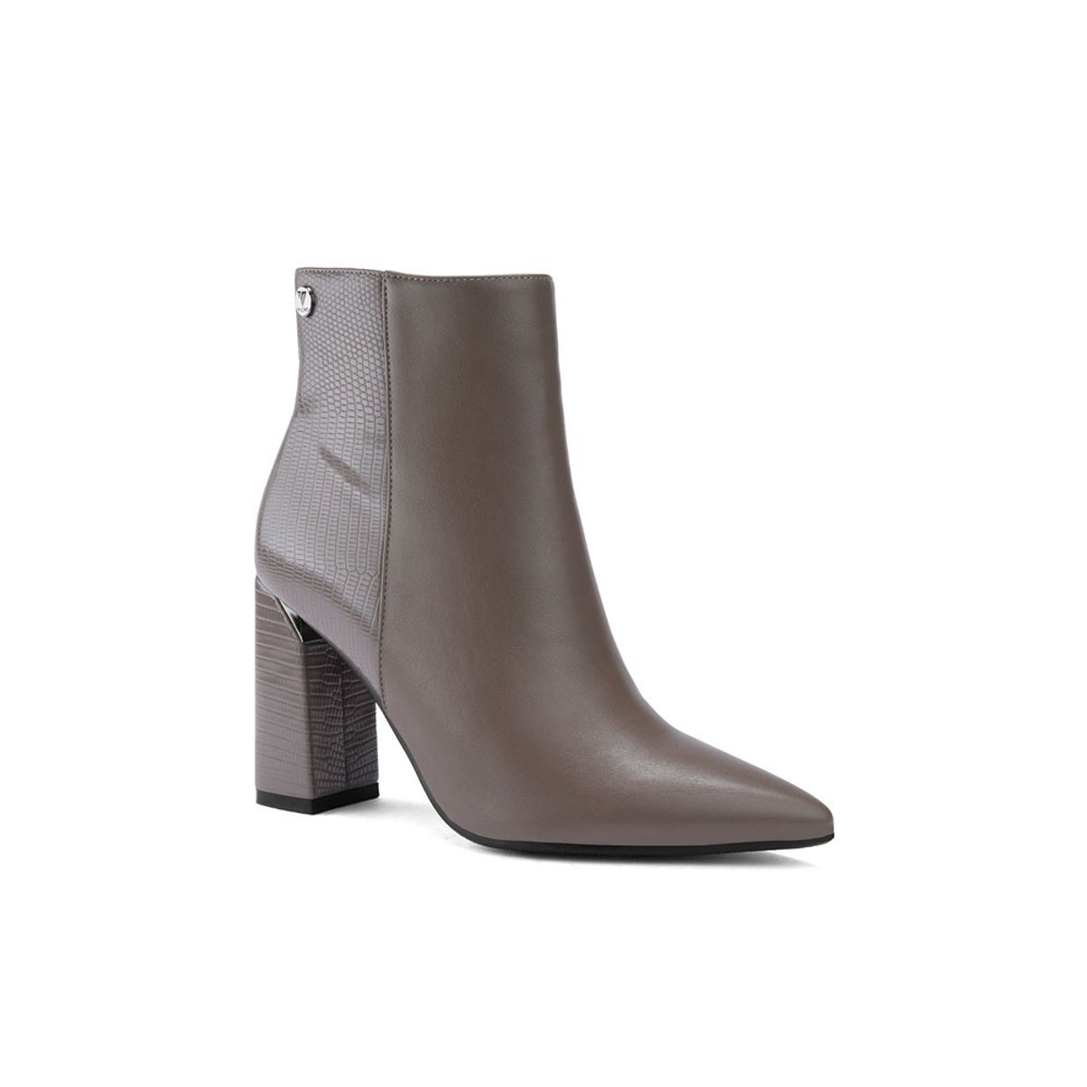 VIA UNO - Botin Via Uno Bk76-H651 Dark Khaki - Mujer