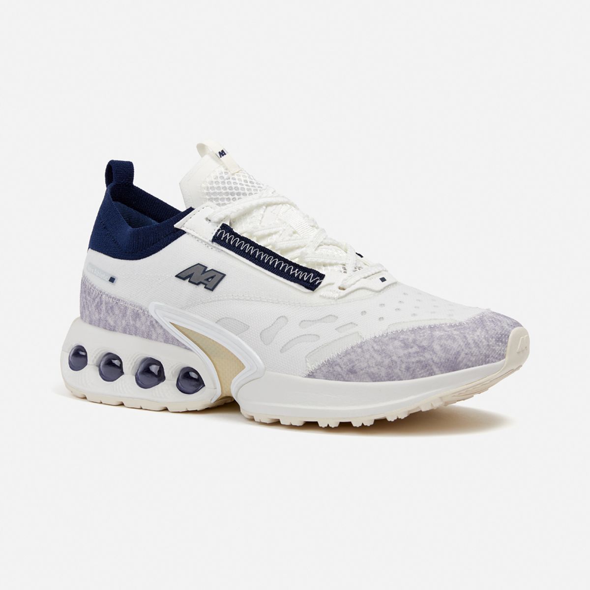 NEW ATHLETIC - Zapatillas New Athletic Running Wind156 Crema Con Azul Oscuro Hombre
