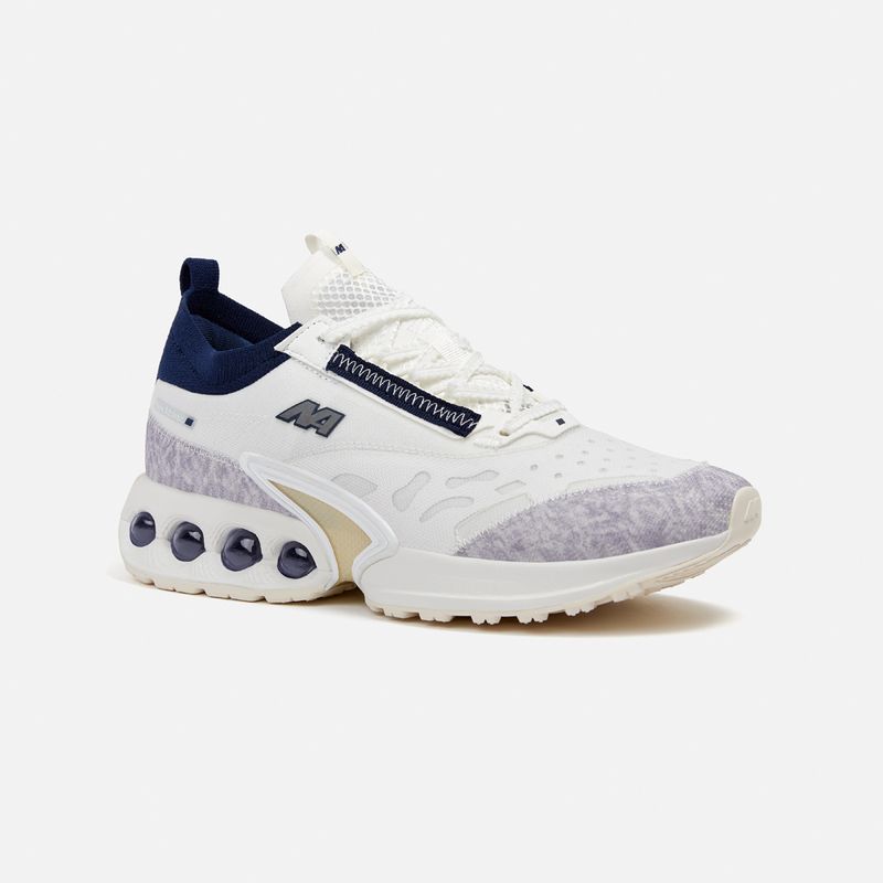 NEW ATHLETIC - Zapatillas New Athletic Running Wind156 Crema Con Azul Oscuro Mujer