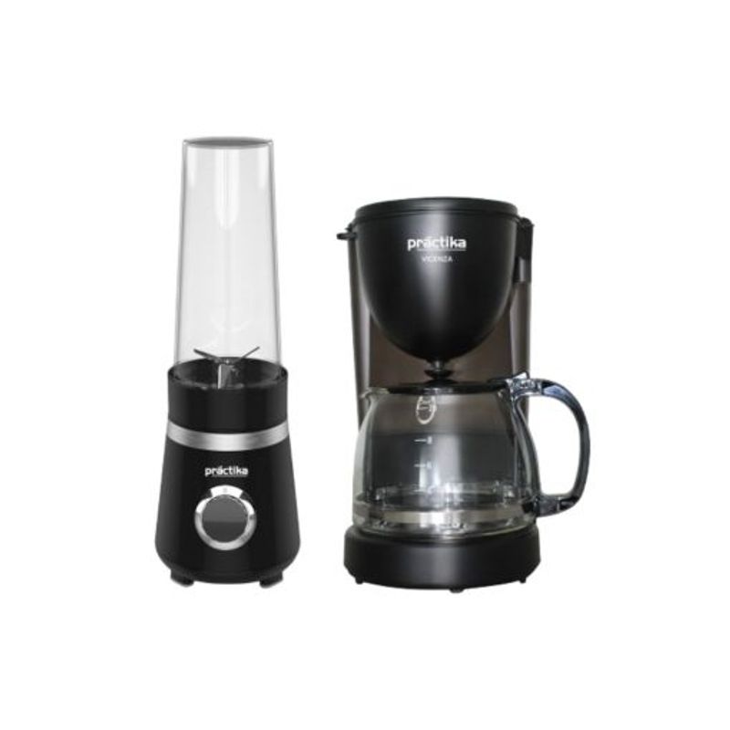PRAKTICA - Cafetera Vicenza + Minilicuadora Shake Practika