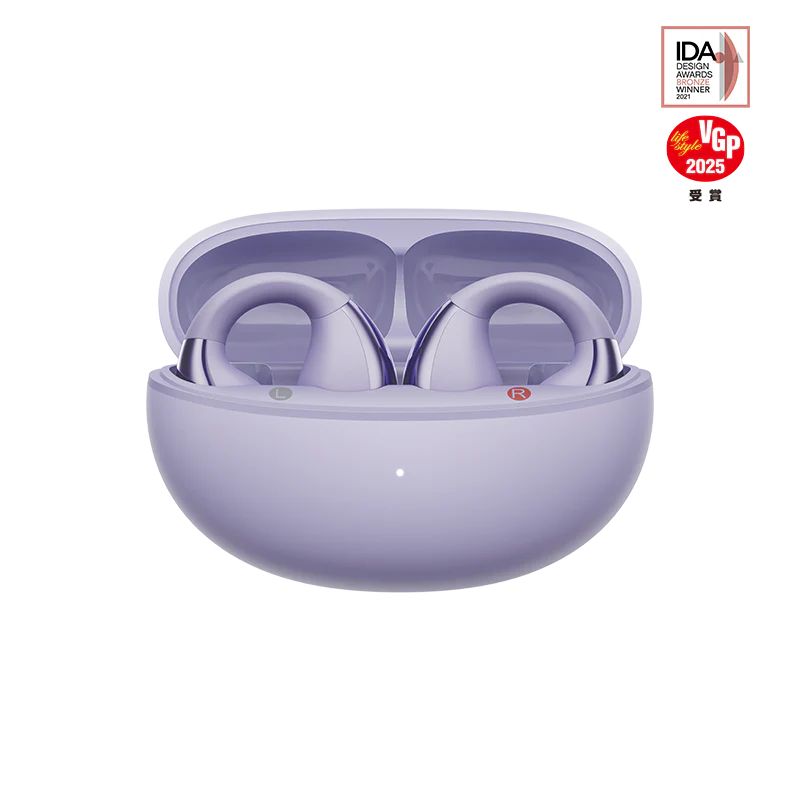 QCY - QCY - Audífonos Deportivos Crossky C30 Oreja Abierta BT54 IPX4 cClip - Púrpura