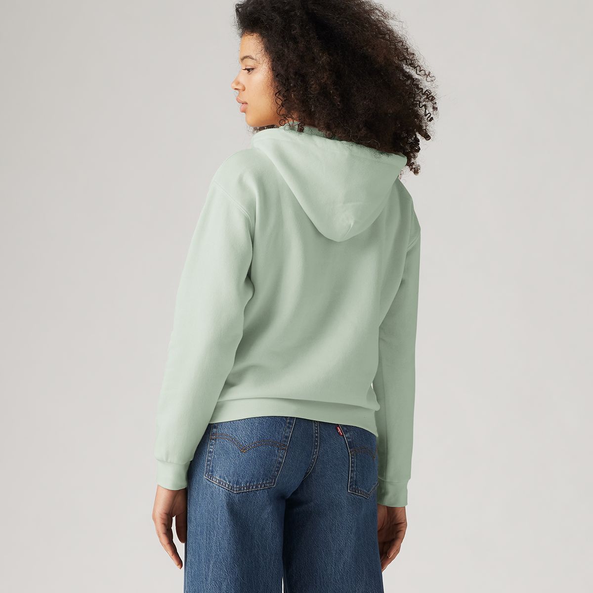 LEVIS - Polerón Mujer Graphic Hoodie Verde Levis