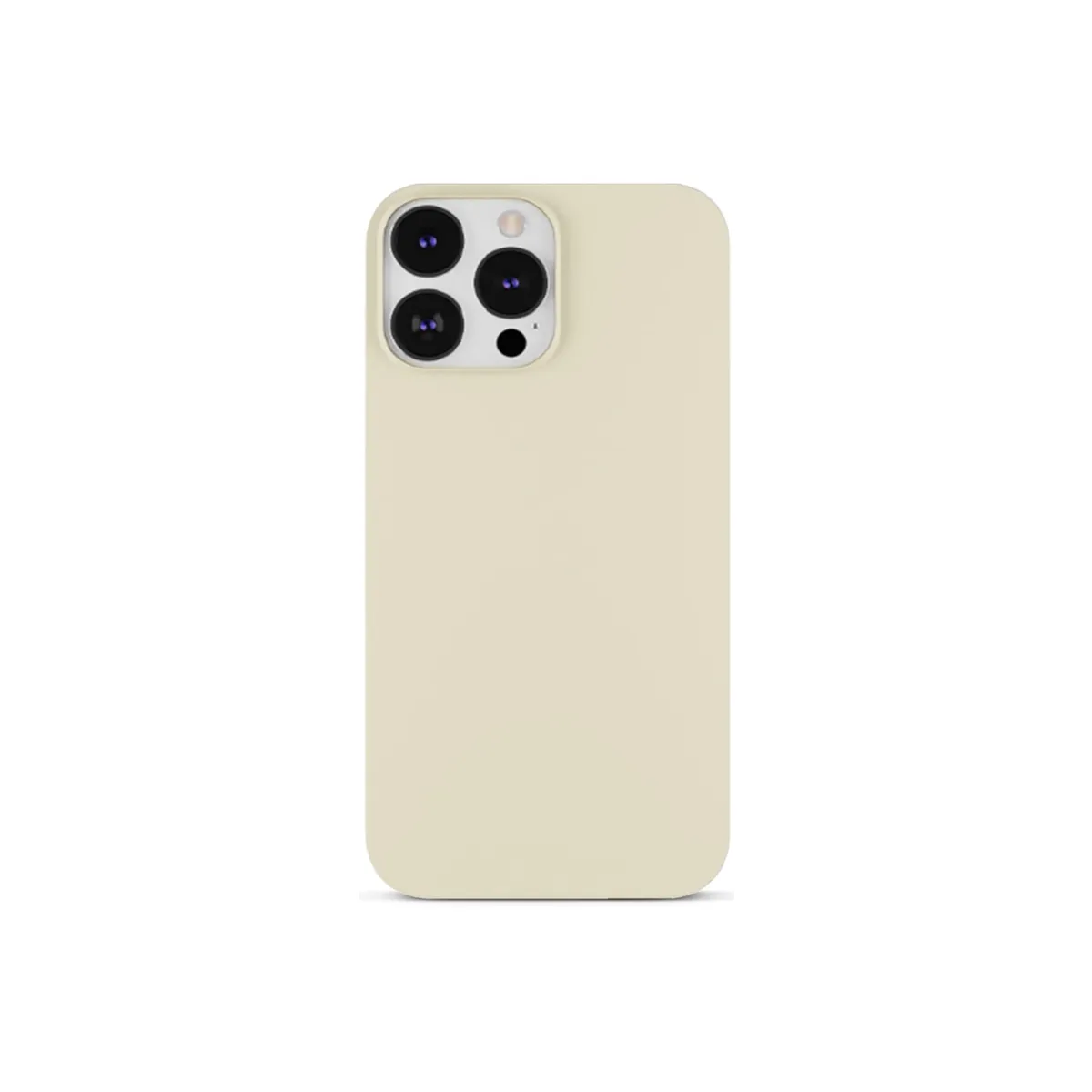 OEM - Silicone Case Funda iPhone 16 Pro Max Beige