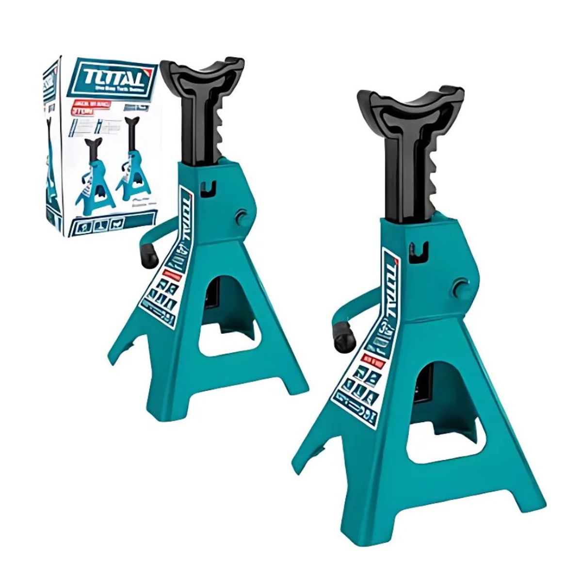 TOTAL TOOLS - CABALLETE 3 TONELADAS 270-410MM SET X 2 PCS - THJS0301