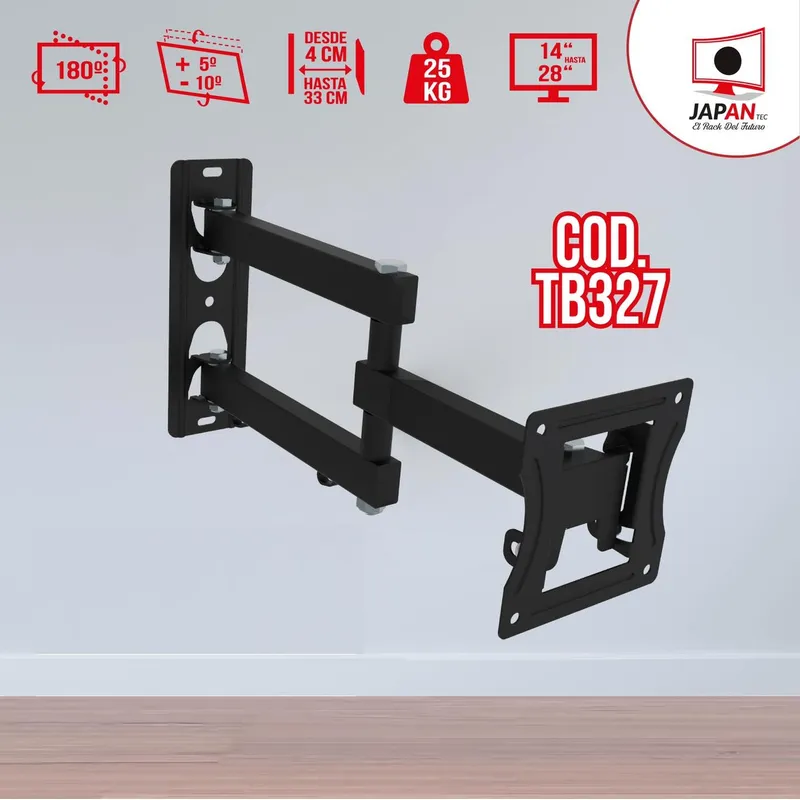 GENERICO - Rack de 13 a 27" Plegable en Pared Japan TB327