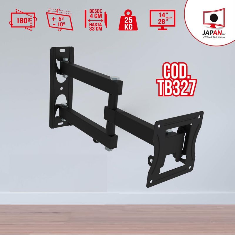 GENERICO - Rack de 13 a 27" Plegable en Pared Japan TB327