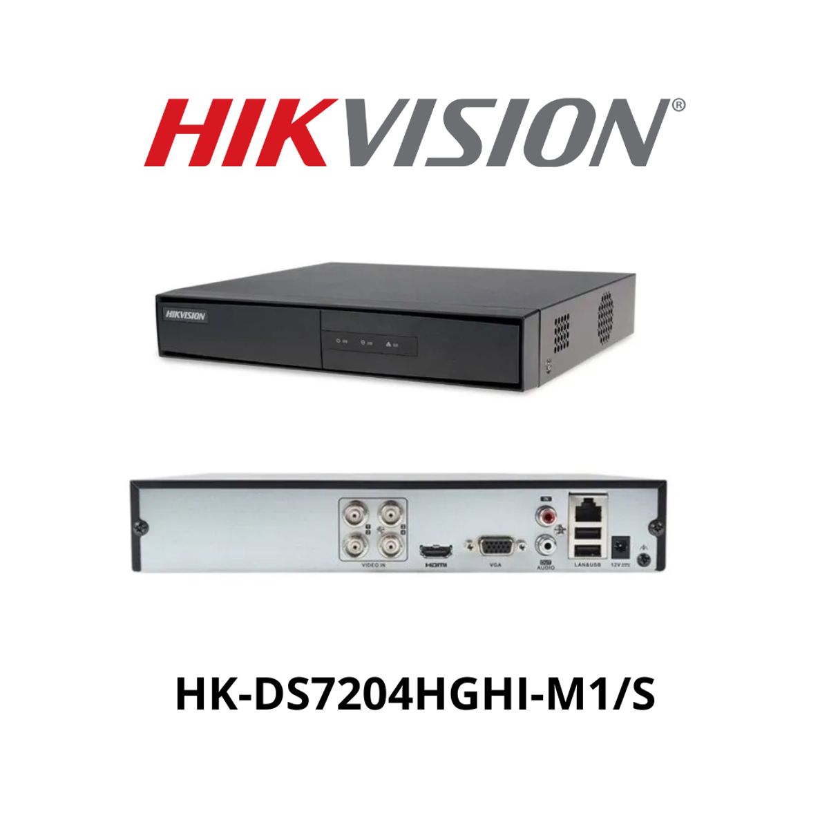 Hikvision - DVR 4 LITE HK-DS7204HGHI-M1/T