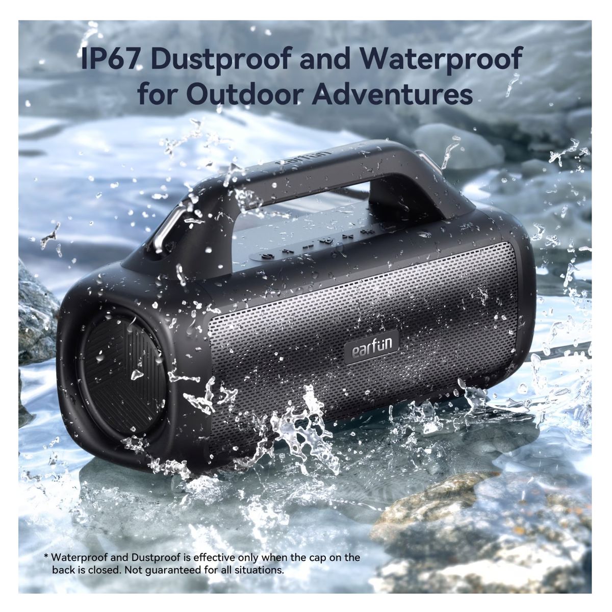 EARFUN - Parlante portátil Earfun Uboom X 80w IP67 Negro