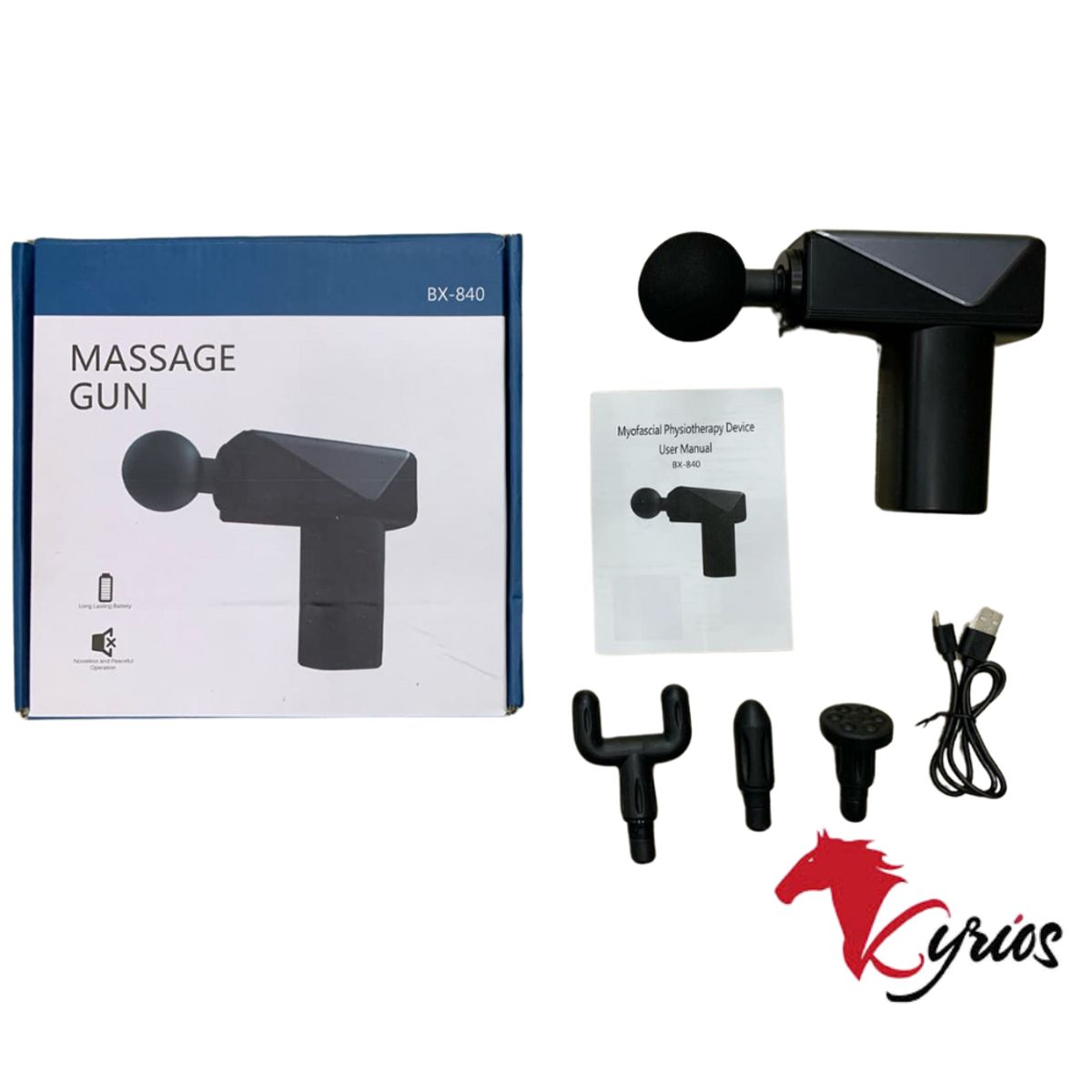 NO LOGO - Masaje Muscular Percusión Massage Gun Recargable