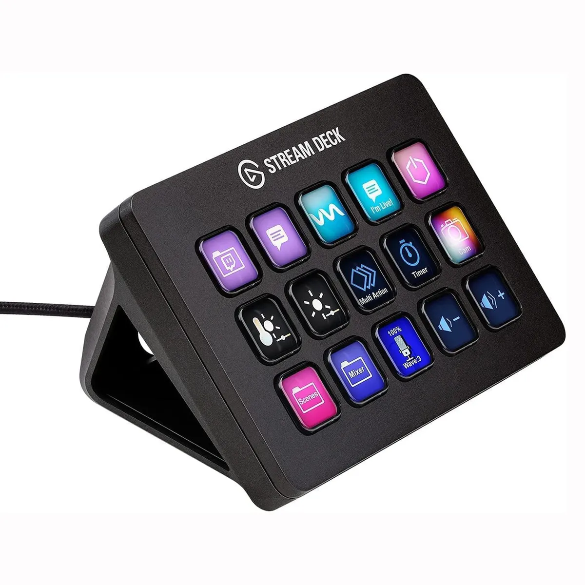 ELGATO - Elgato Stream Deck - Control de Estudio 15 Teclas Personalizables