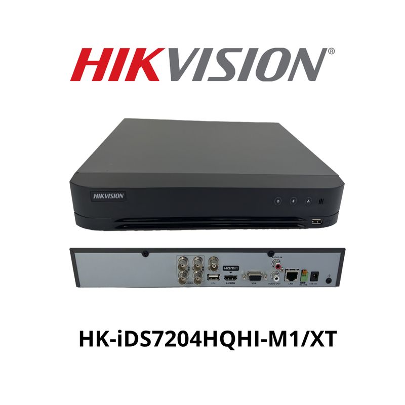 HIKVISION - DVR 4 FULL HD  HK-iDS7204HQHI-M1/XT