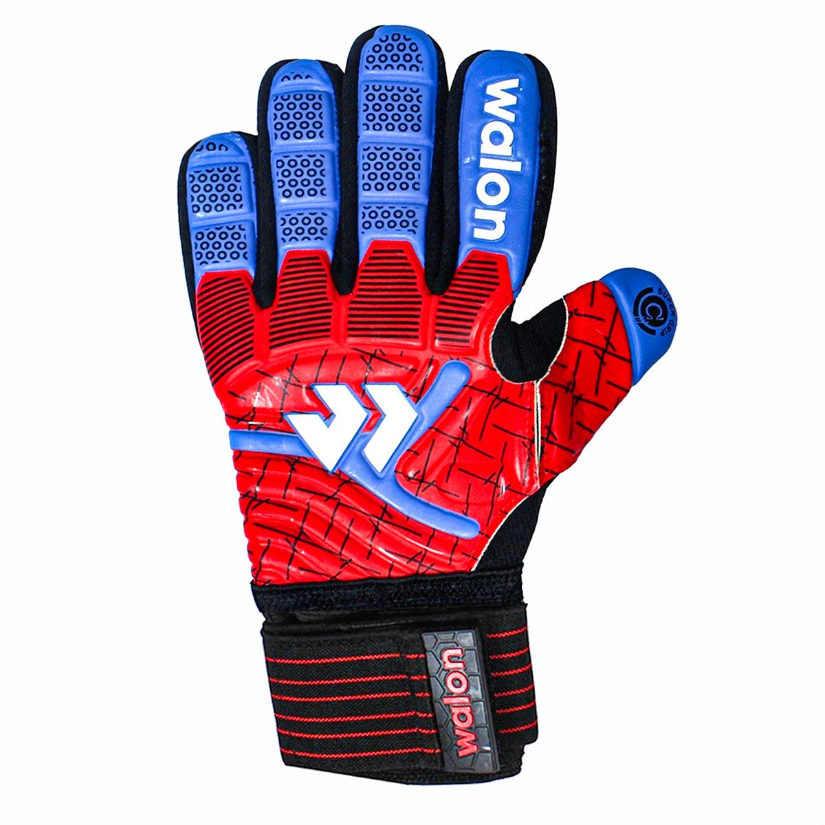 WALON - GUANTES DE ARQUERO ADULT AZULROJO N8