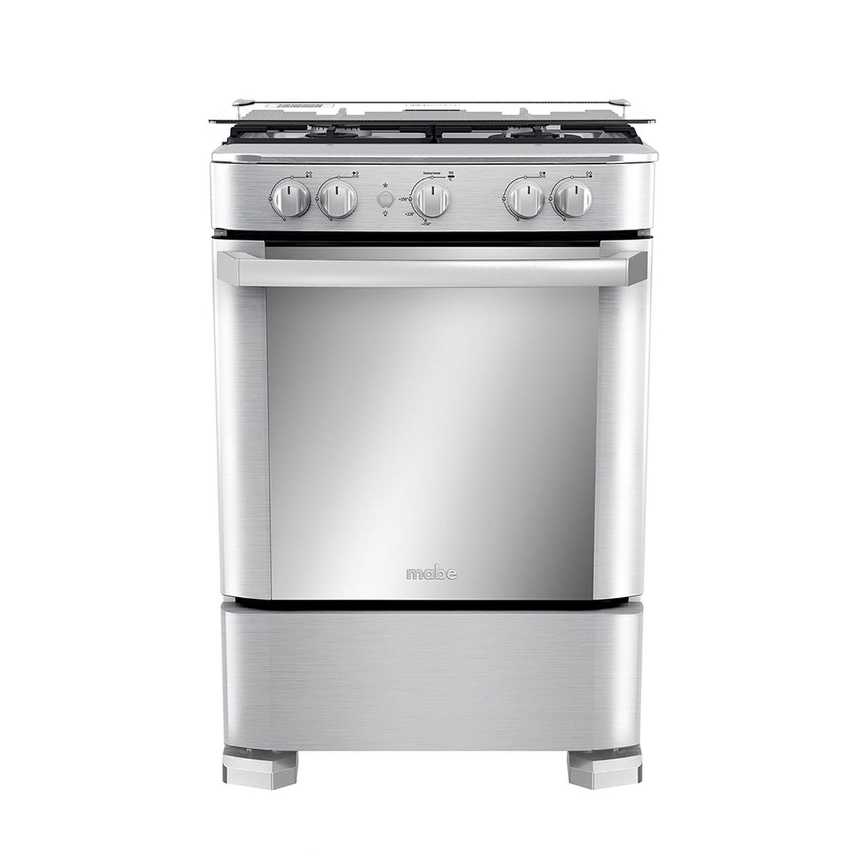 MABE - Cocina de piso a Gas 60cm Inox Mabe CMP6040FX1