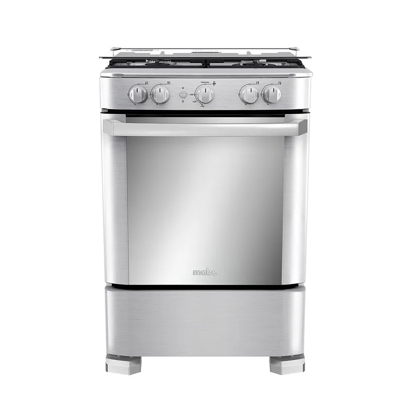 MABE - Cocina de piso a Gas 60cm Inox Mabe CMP6040FX1