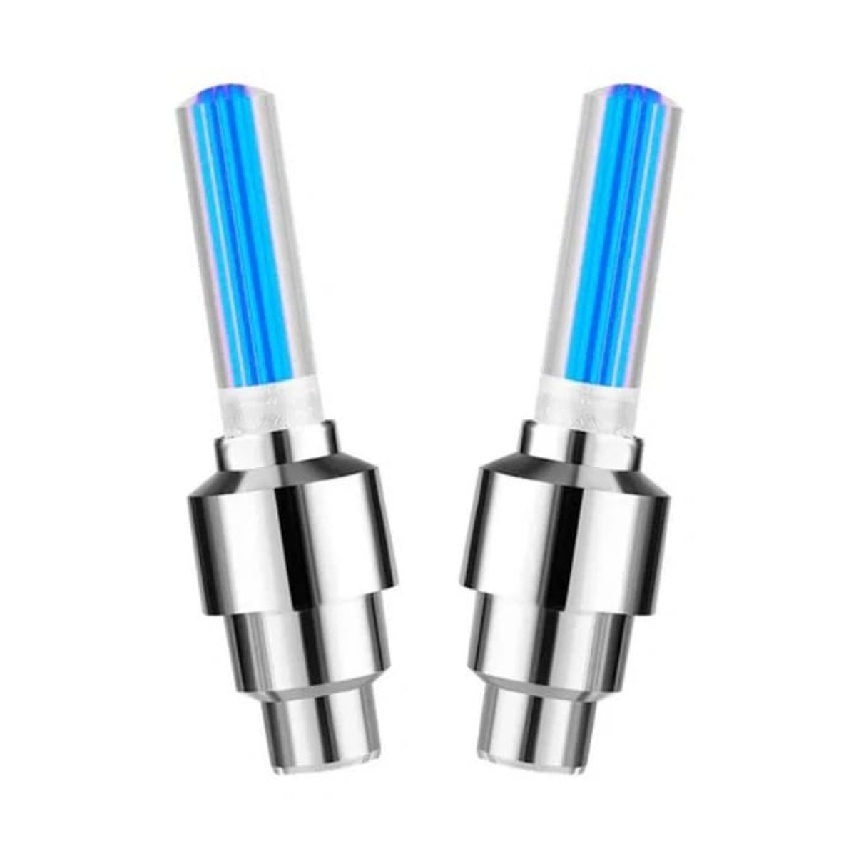 GENERICO - Par Luz Led Para Válvula Llanta Rueda Bicicleta Moto Auto