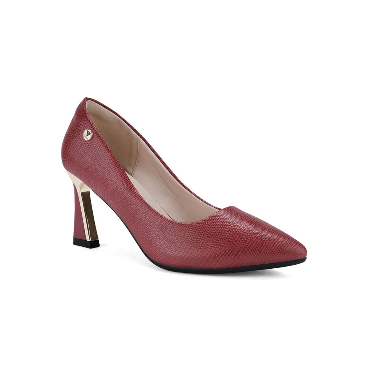 VIA UNO - Zapato Via Uno Js-01 Burgundy - Mujer